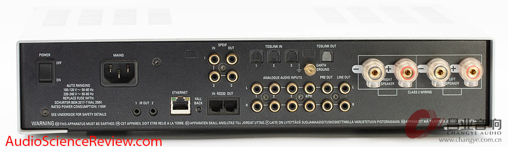 Linn Majik DS-1 Streamer Integrated Amplifier Amplifier Back Panel Stereo Review.jpg