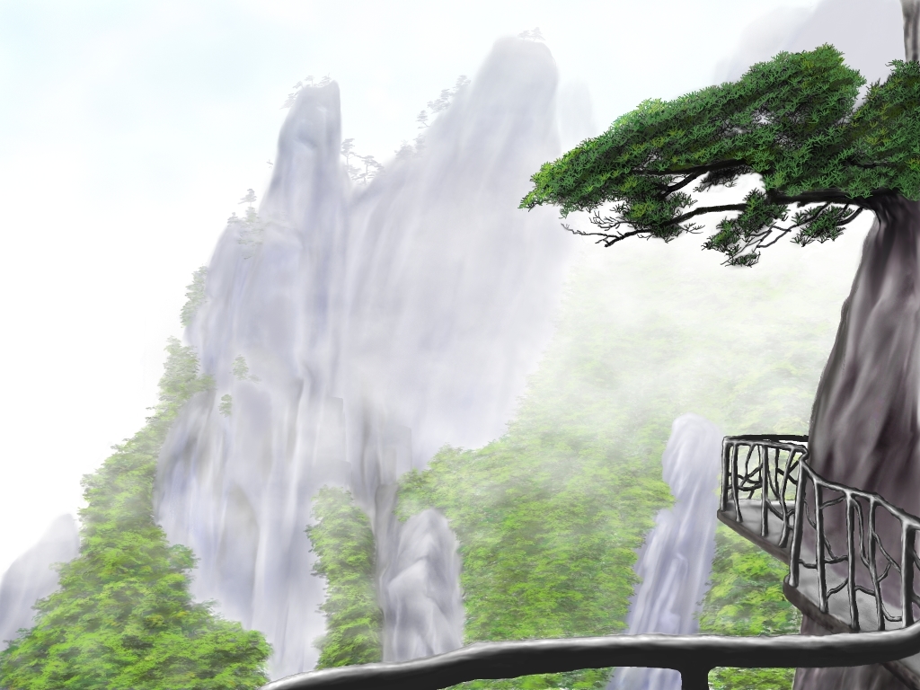 三清山西海岸之凌空栈道-绘制.jpg