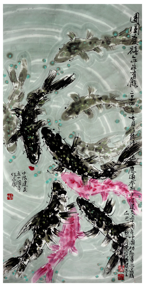 团圆庆禧年年有余（2014赴法国展览作品）.jpg